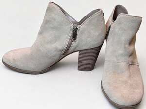 Koolaburra by UGG Nacie Suede Ankle Boots Women’s 9 Taupe Block Heel 1139511